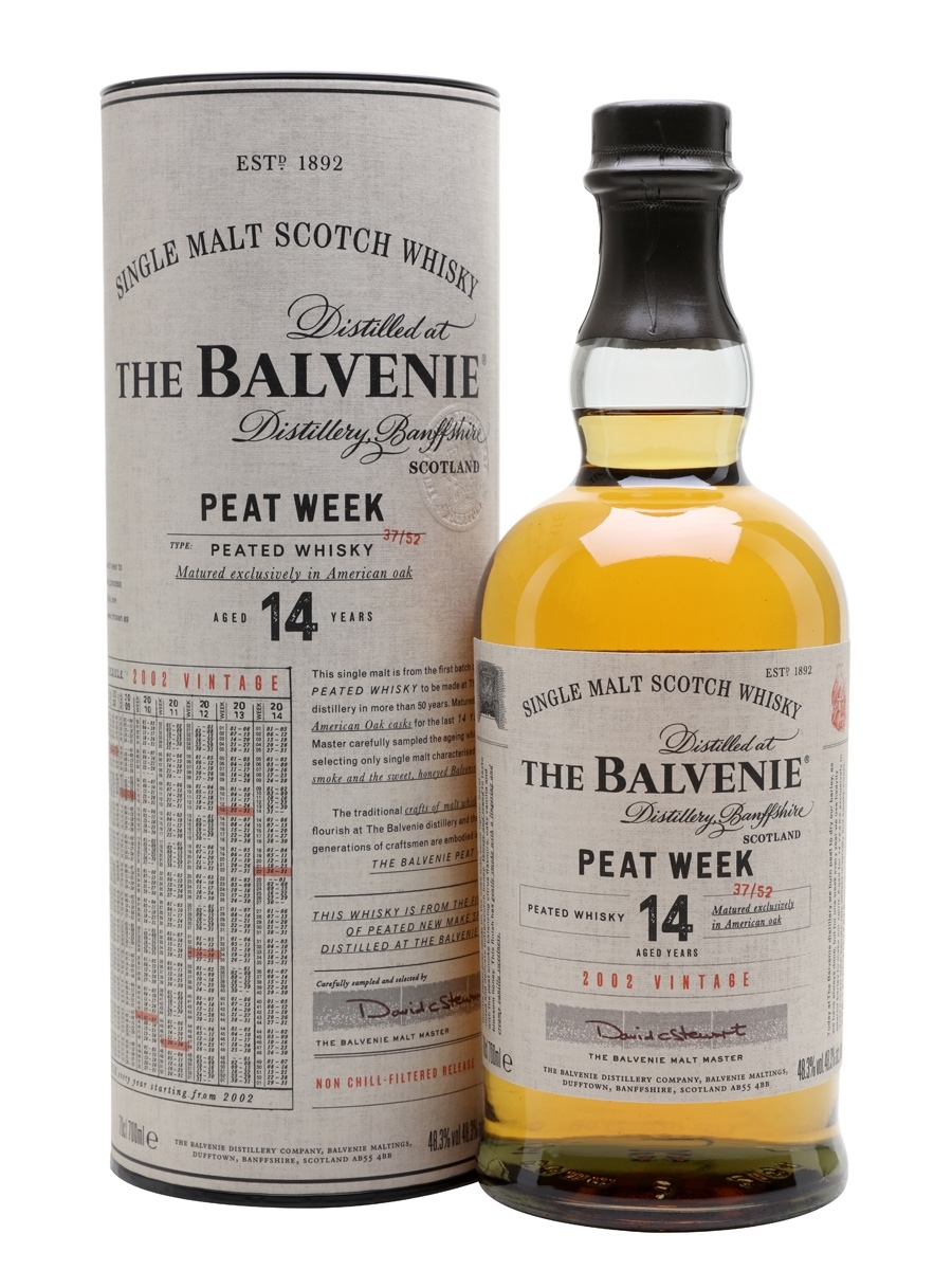 Balvenie single malt whiskey