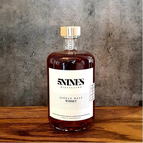 5Nines VR001 Unpeated Release Single Malt Australian Whisky 700ml