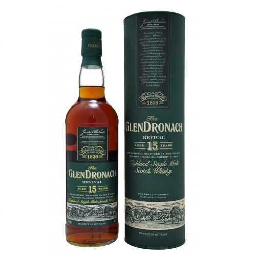 Glendronach Revival 15yo Single Malt Scotch Whisky 700ml
