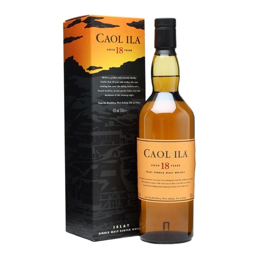 Caol Ila 18yo Single Malt Scotch Whisky 700ml
