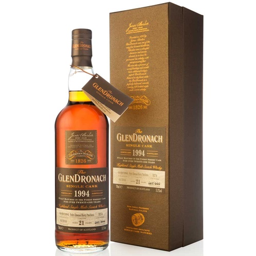 Glendronach 21yo 1994 Single Malt Scotch Whisky 700ml