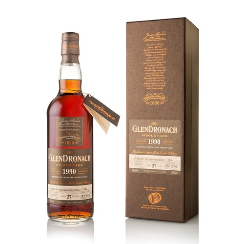 Glendronach 27yo 1990 Batch 15 #7005 Single Malt Scotch Whisky 700ml