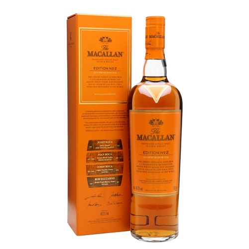 Macallan Edition No 2 Single Malt Scotch Whisky