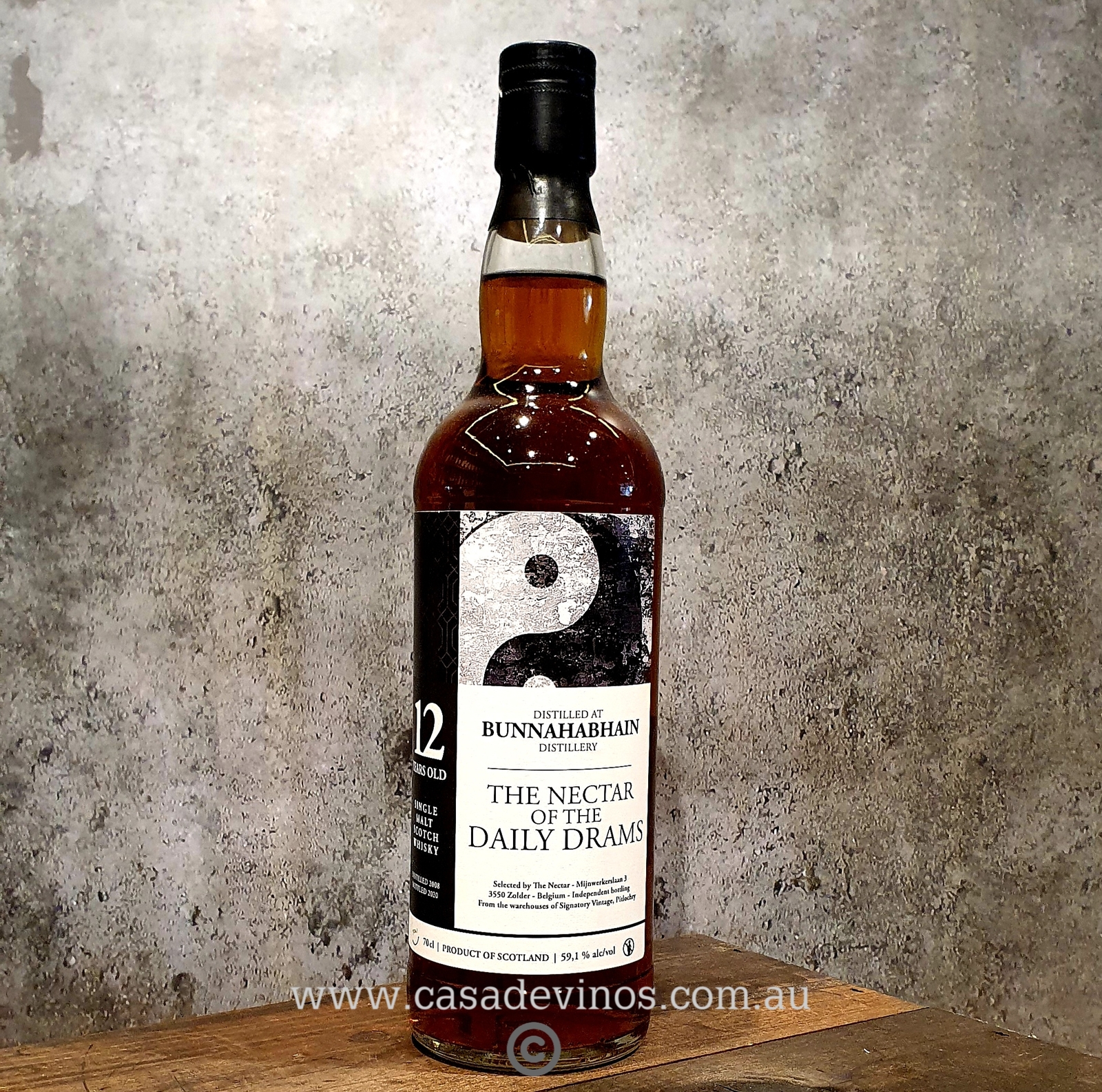 Bunnahabhain 12 Years Old 2008 1st Fill Sherry Cask Single Malt Scotch
