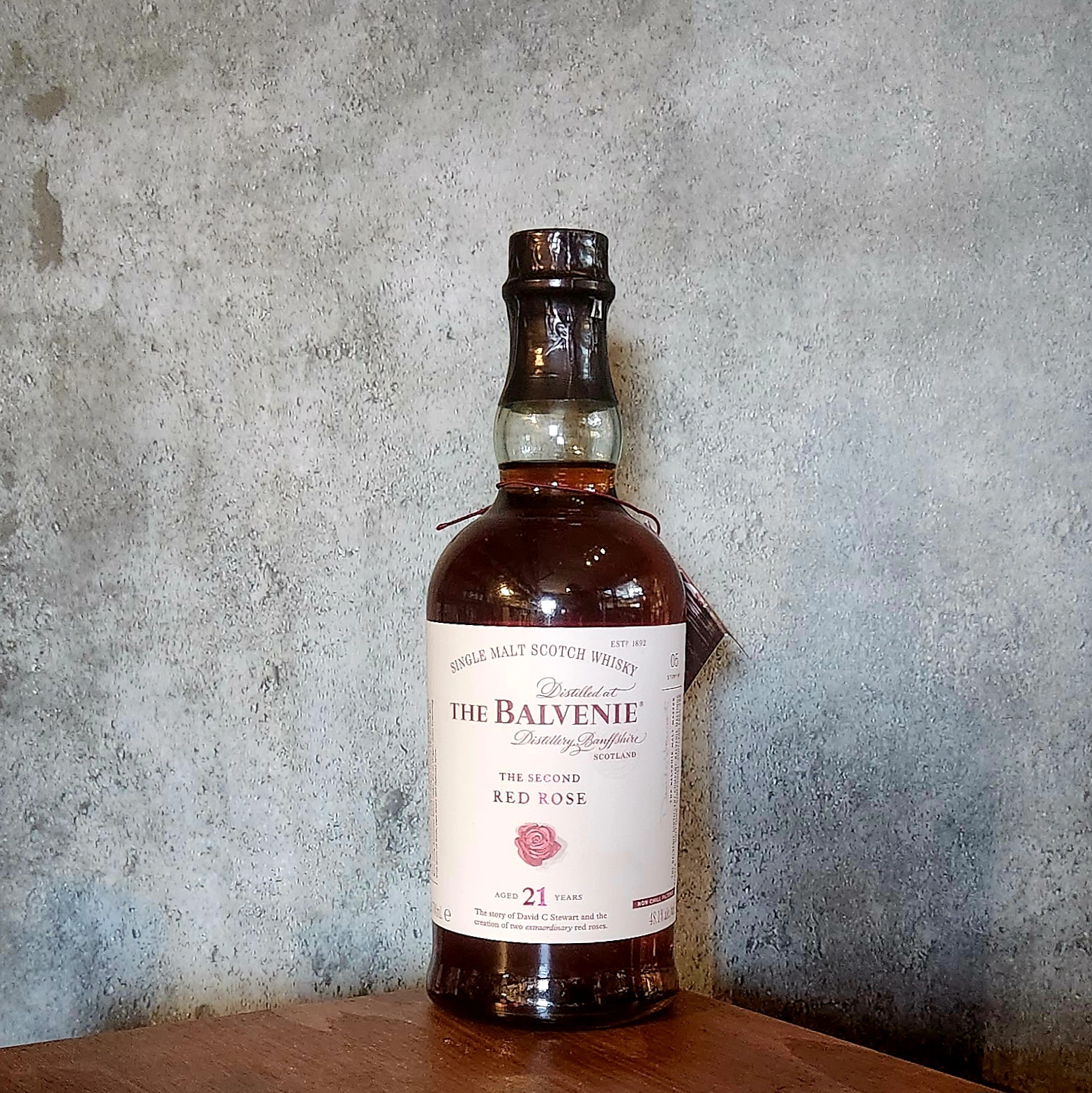 Balvenie The Second Red Rose 21 Years Old Single Malt Scotch Whisky 700ml