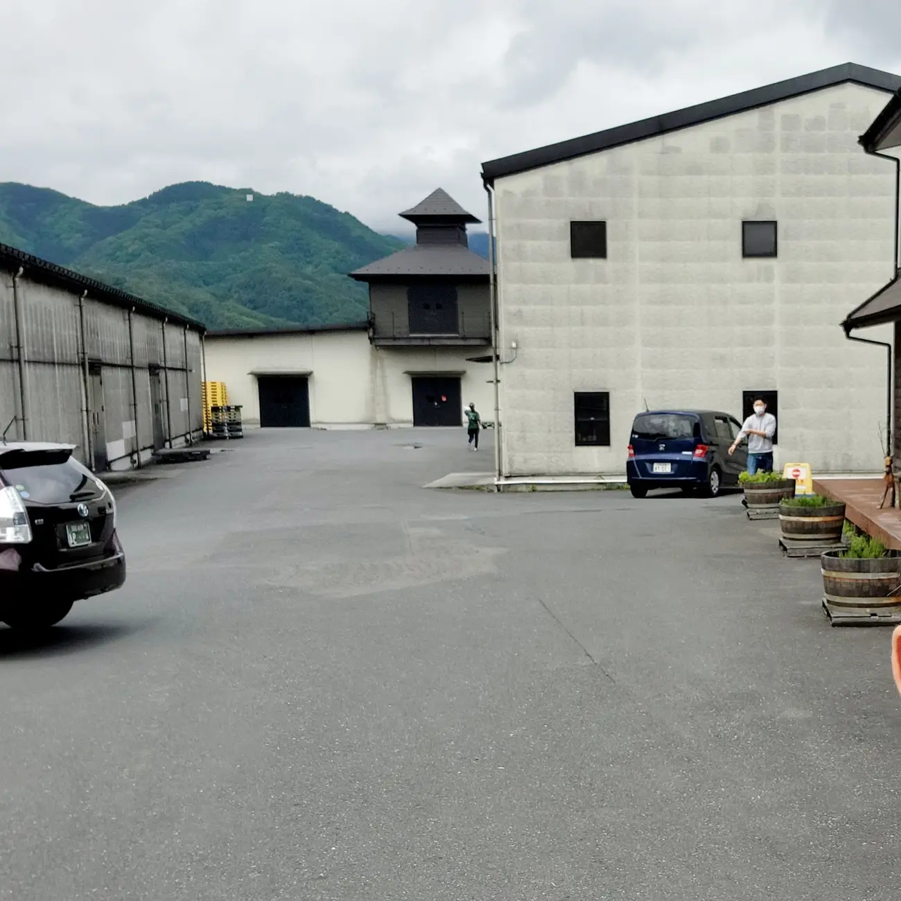 Chichibu Distillery in Saitama, View from Carpark