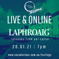 Live & Online Laphroaig Releases from our Cellar Whisky Tasting