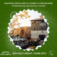 World Gin Day Event - Barossa Distilling Co. Comes to Melbourne