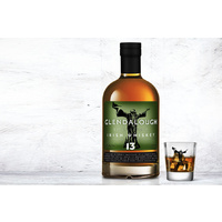 Glendalough 13 Year Irish Single Malt  Whiskey 700ml